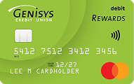Genisys Credit Union Debit Mastercard